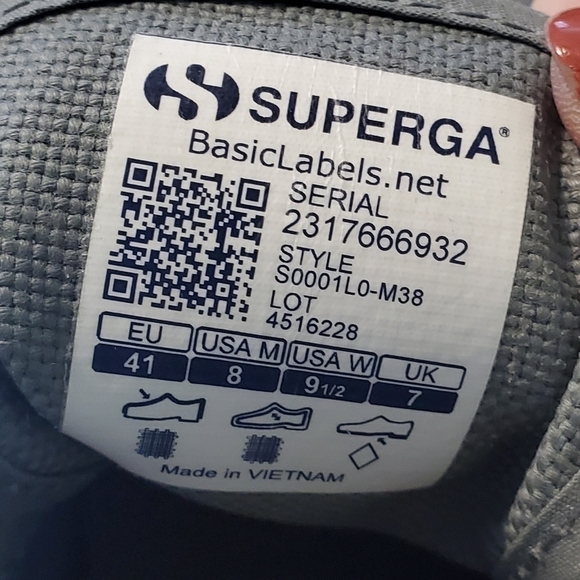 NWOB Superga Unisex Platform Laceup Sneaker Shoes M8 L9.5 - Picture 11 of 11
